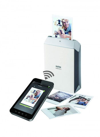 Instax Share SP-2 Printer Silver White/Blue