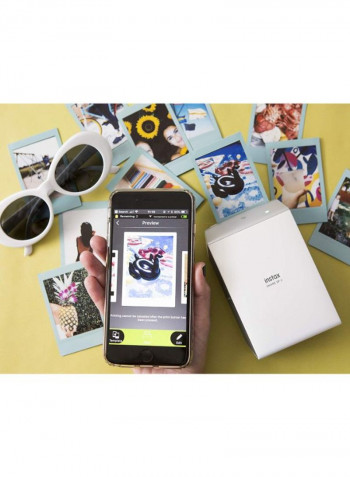 Instax Share SP-2 Printer Silver White/Blue