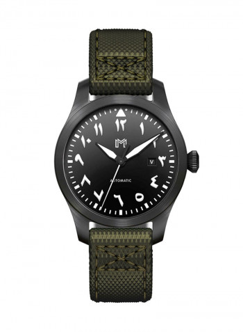 Men's Leather Analog Wrist Watch Pilot02