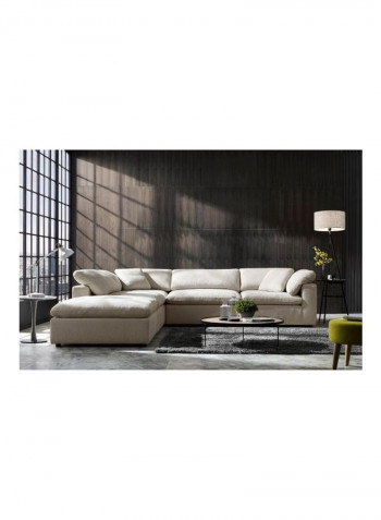 Signora Armless Chair Beige 106 x 87cm