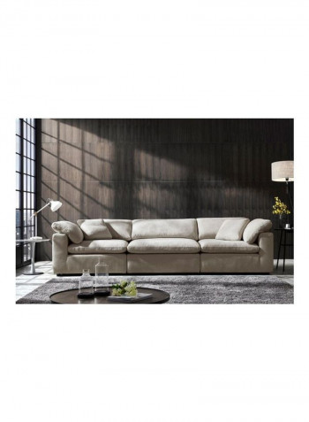 Signora Armless Chair Beige 106 x 87cm