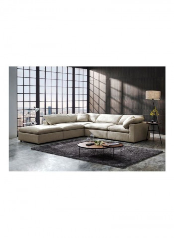 Signora Armless Chair Beige 106 x 87cm