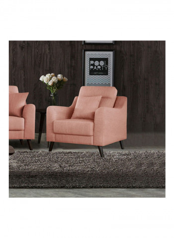 Barista Sofa With Cushion Pink 82x77x90cm