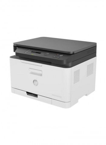 Colour Laserjet MFP 178nw Printer With Print/Copy/Scan/Wi-Fi Function 406x363x288.7millimeter White/Black