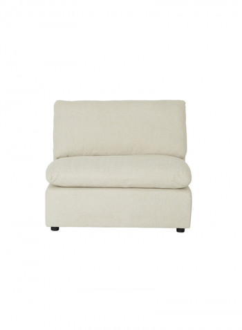 Signora Armless Sofa Chair Beige