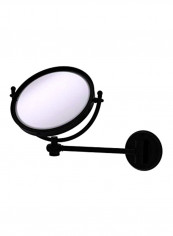 Wall Mounted 3X Magnification Makeup Mirror Black 8inch