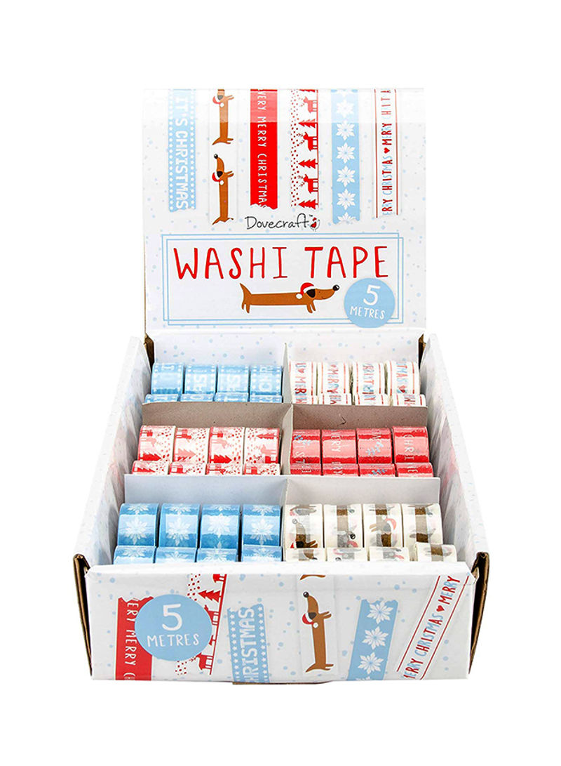 96-Piece Dovecraft Washi Tape Multicolour