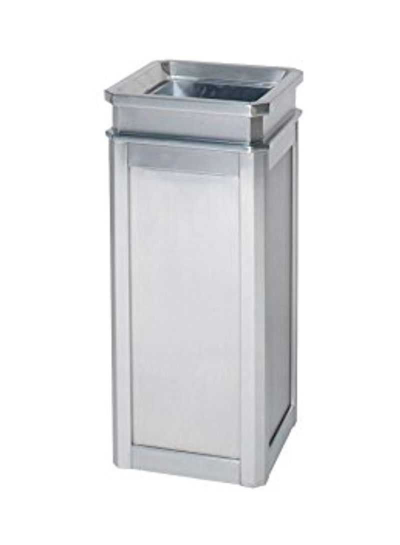 Designer Line Accents Waste Receptacle Silver 31.5x16x16.25inch
