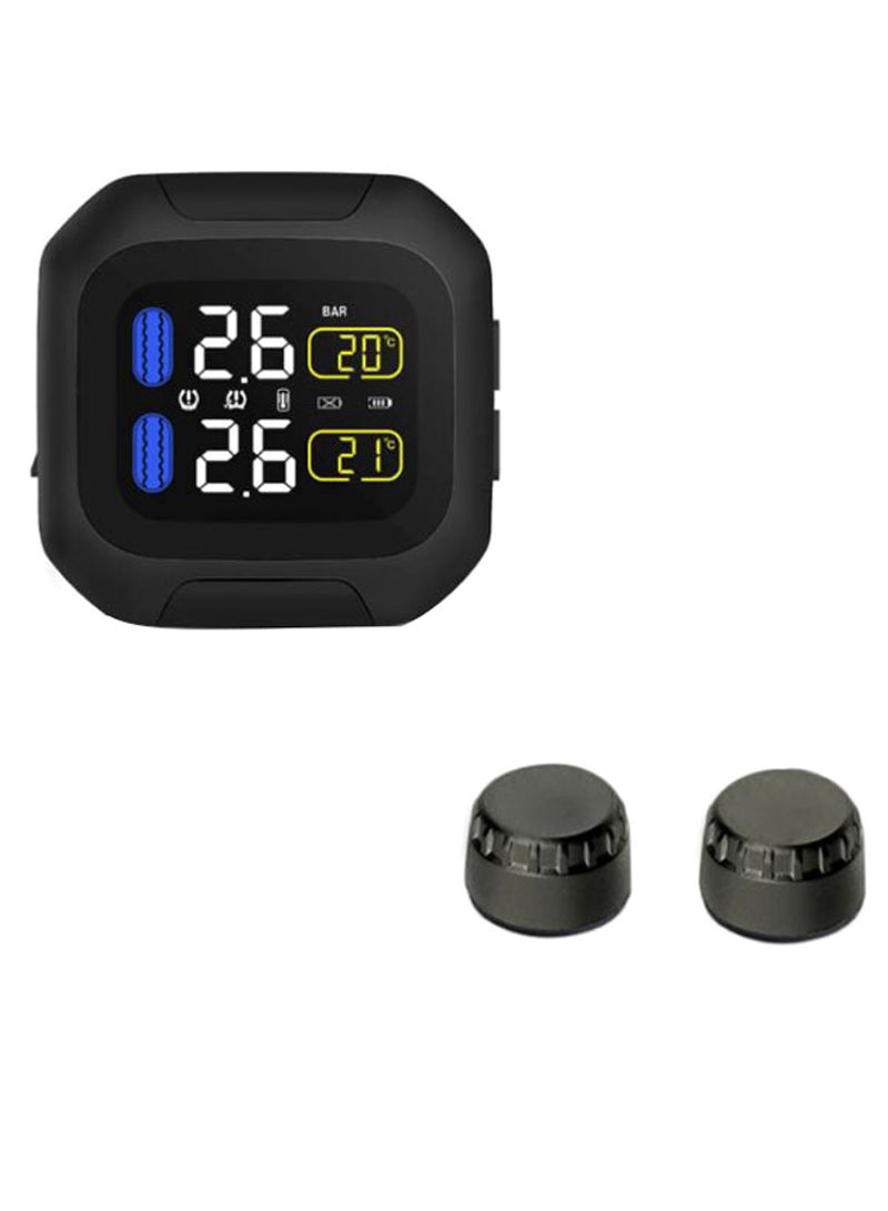 Wireless Tyre Pressure Monitoring System For Motorcycle