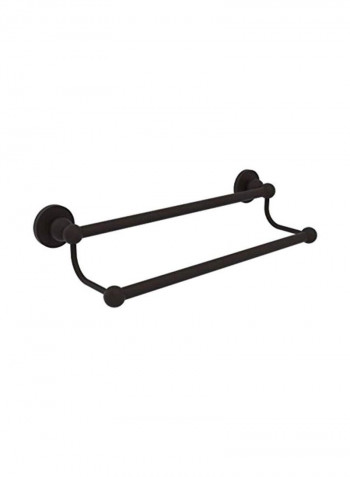 Bolero Collection Double Towel Bar Black 30inch
