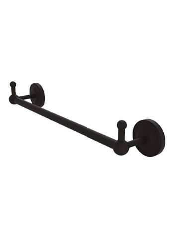 Regal Collection Integrated Hooks Towel Bar Brown 24inch