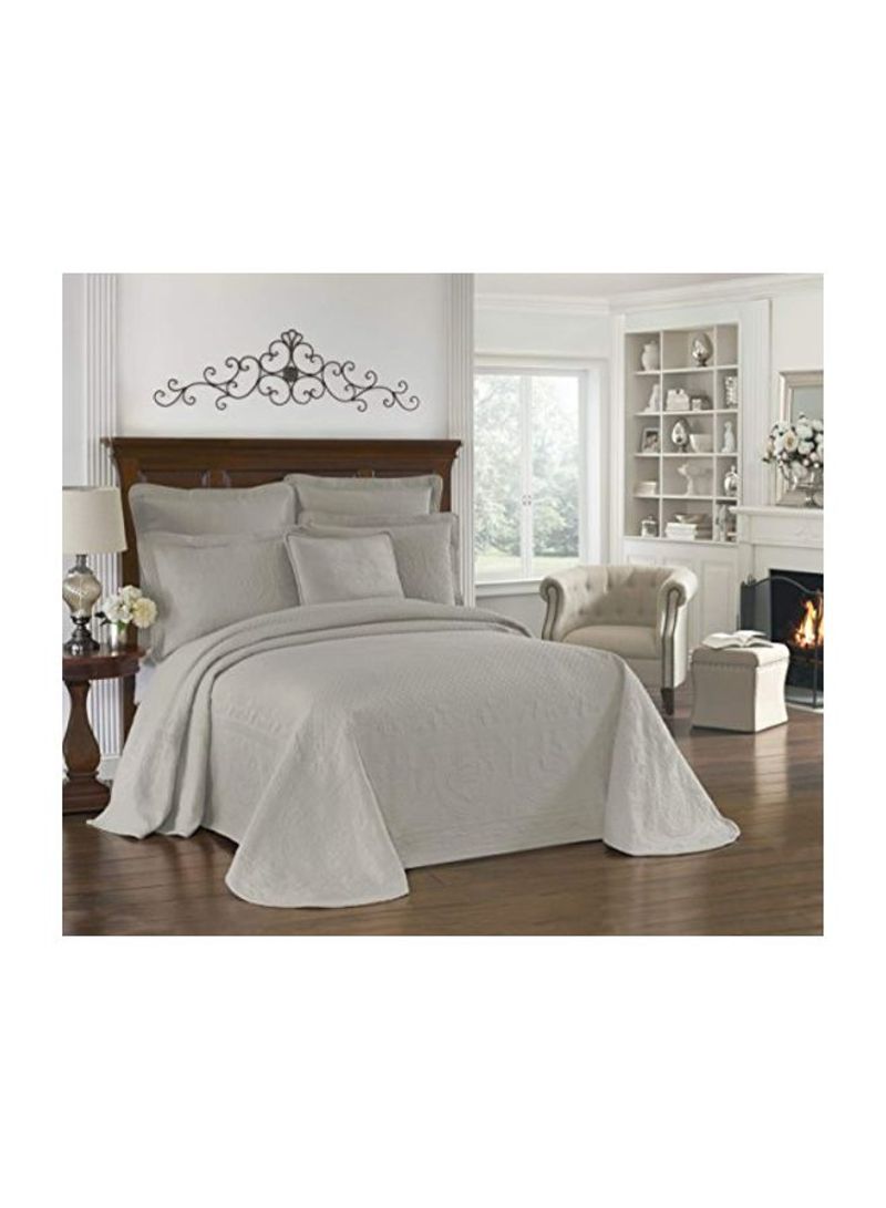 Cotton Coverlet White 120x114inch