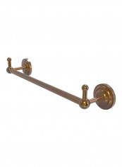 Prestige Que New Collection Integrated Hooks Towel Bar Brown 24inch