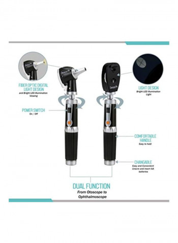 2-In-1 Fiber Optic Otoscope Kit