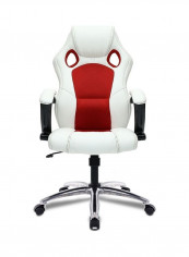 Office Chair White/Red