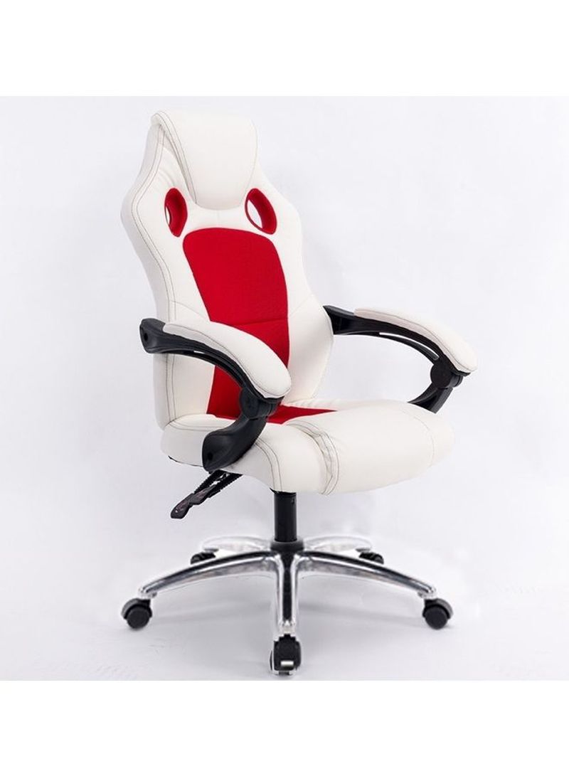 Office Chair White/Red