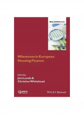 Milestones In European Housing Finance Hardcover