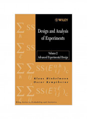 Design and Analysis of Experiments, Volume 2: Advanced Experimental Design Hardcover