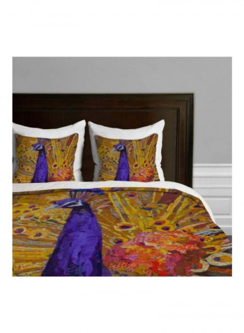 Polyester Printed Duvet Cover Polyester Yellow/Red/Blue King