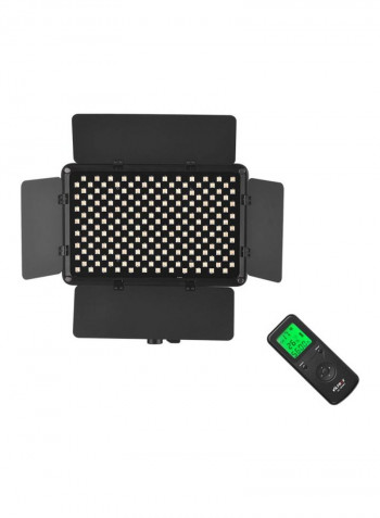 LED Video And Photography Light With Remote Control Black
