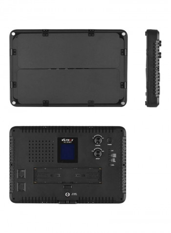 LED Video And Photography Light With Remote Control Black
