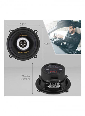 2-Piece Pro Audio Car Speaker