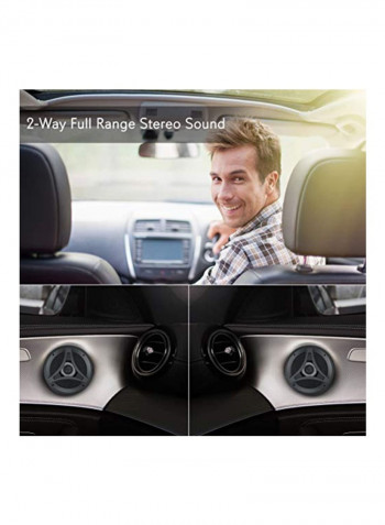 2-Piece Pro Audio Car Speaker