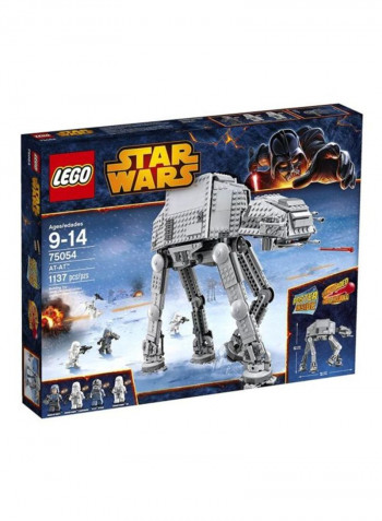 مجموعة مكعبات بناء مجسم مبنى AT-AT، من فيلم "Star Wars"، مكونة من 1137 قطعة، طراز 75054 18.9x2.78x14.88بوصة