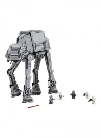 مجموعة مكعبات بناء مجسم مبنى AT-AT، من فيلم "Star Wars"، مكونة من 1137 قطعة، طراز 75054 18.9x2.78x14.88بوصة