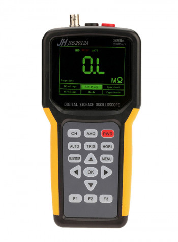 Multi-Functional Digital Single Channel Oscilloscope Yellow/Black/Grey