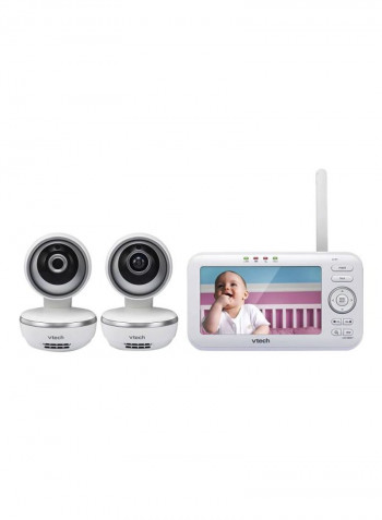 Digital Video Baby Monitor With 2 Cameras And Screen