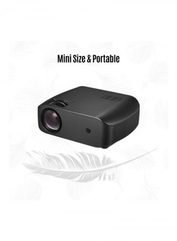 LED Video Projector Black