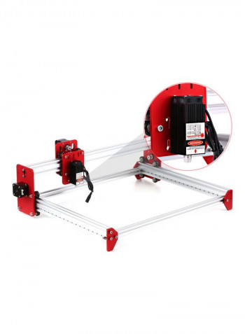 A3 Laser Machine Silver/Red 61.20x12.50x40.50centimeter