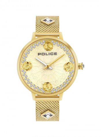 Women's Stainless Steel Analog Wrist Watch P 16031MSG-22MM