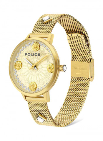 Women's Stainless Steel Analog Wrist Watch P 16031MSG-22MM