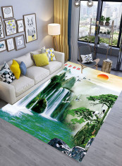 Anti-Skid Printed Rug Multicolour 180x280centimeter