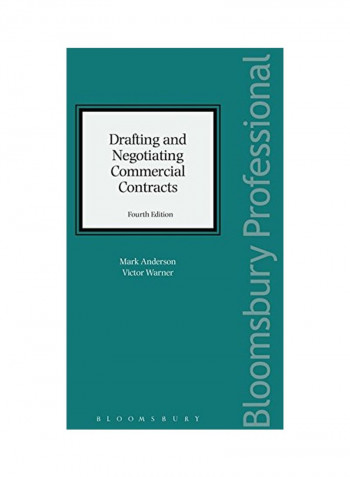 Drafting and Negotiating Commercial Contracts Hardcover