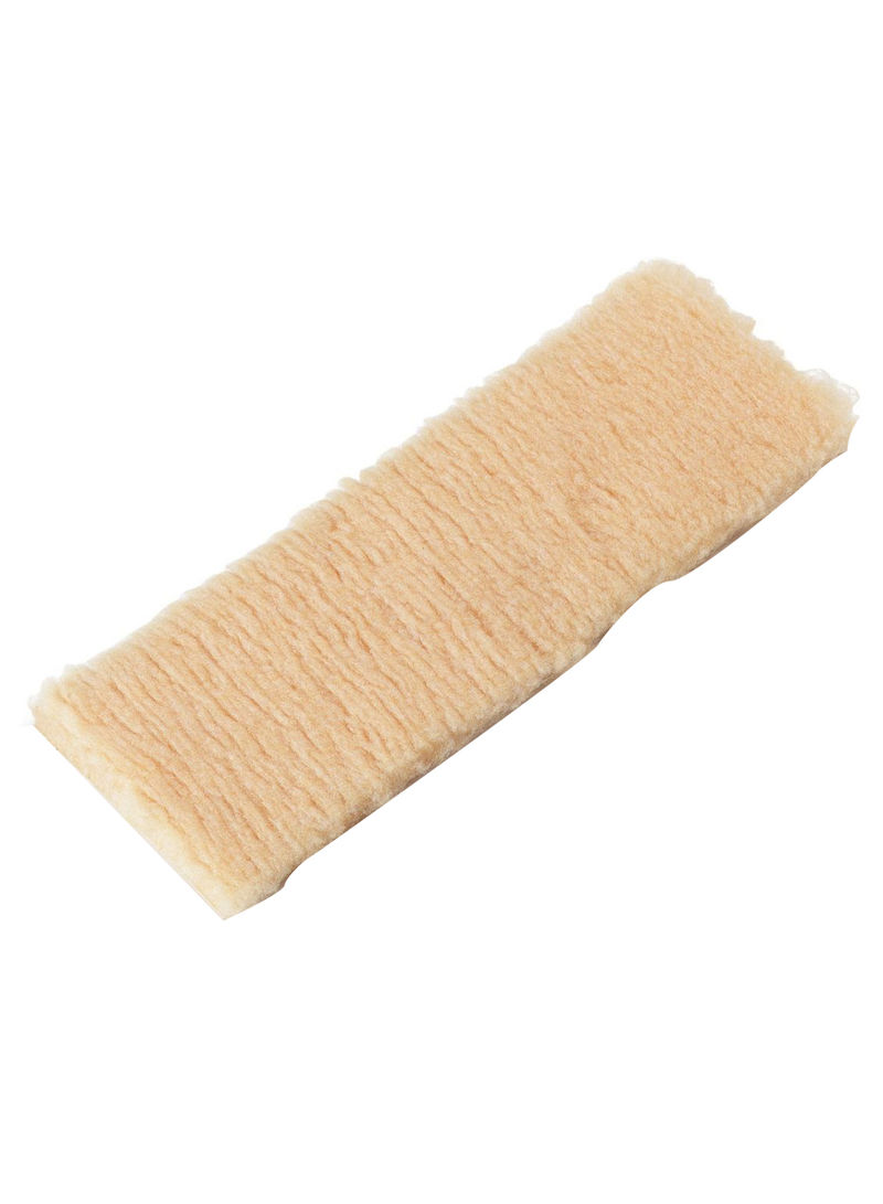 Pack Of 24 Synthetic Wool Wax Applicator Refill Beige 2.75 x 16inch