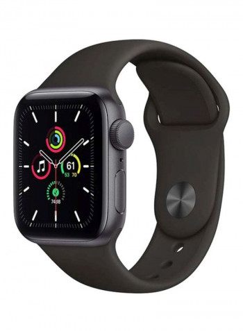 Watch SE-40 mm GPS Space Gray Aluminium Case with Sport Band Black