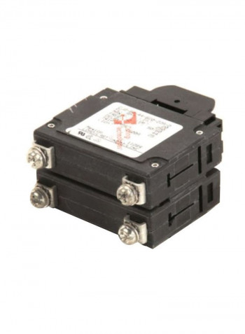 2-Piece Circuit Breaker Switches OB620 Black