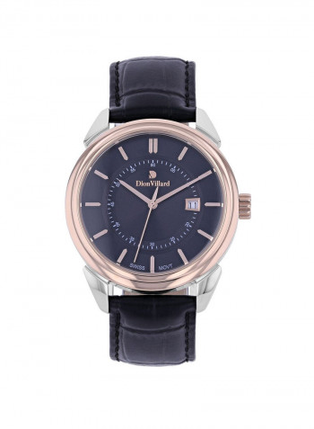 Men's Leather Analog Wrist-Watch Dvw19032