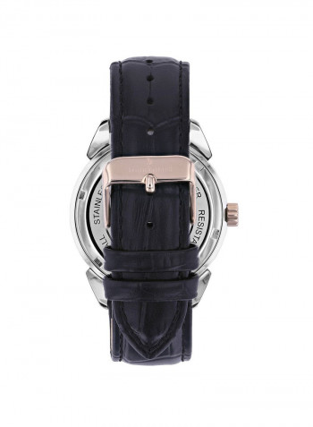 Men's Leather Analog Wrist-Watch Dvw19032
