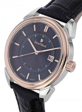 Men's Leather Analog Wrist-Watch Dvw19032
