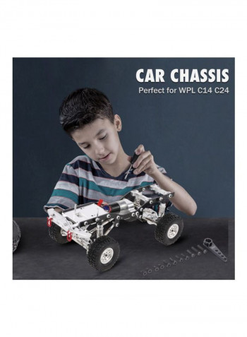 Wheelbase Metal Chassis With Tire And Remote Controller