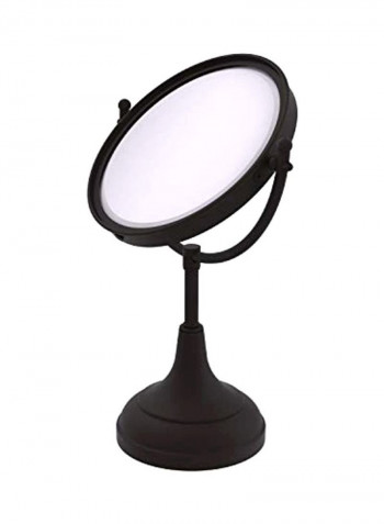 Elegant Table Mirror Black/Clear 8x8x15inch