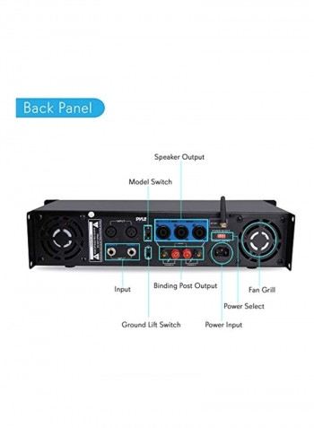 Bluetooth Audio Power Amplifier PTA1000 Black