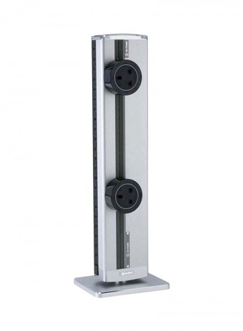 Tuscan Pre Wired Surface Cable Organiser 3meter Silver/Black