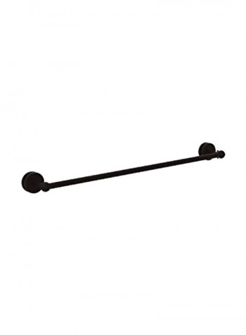 Prestige Skyline Collection Shower Door Towel Bar Black 30inch