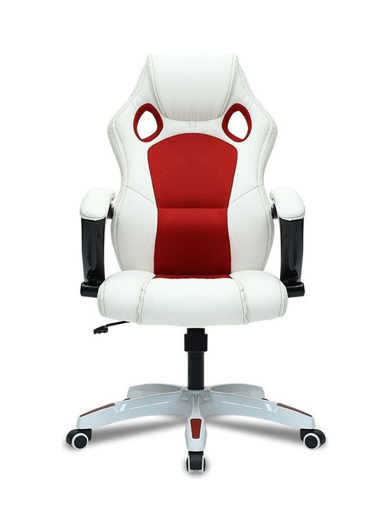 Office Chair White/Red