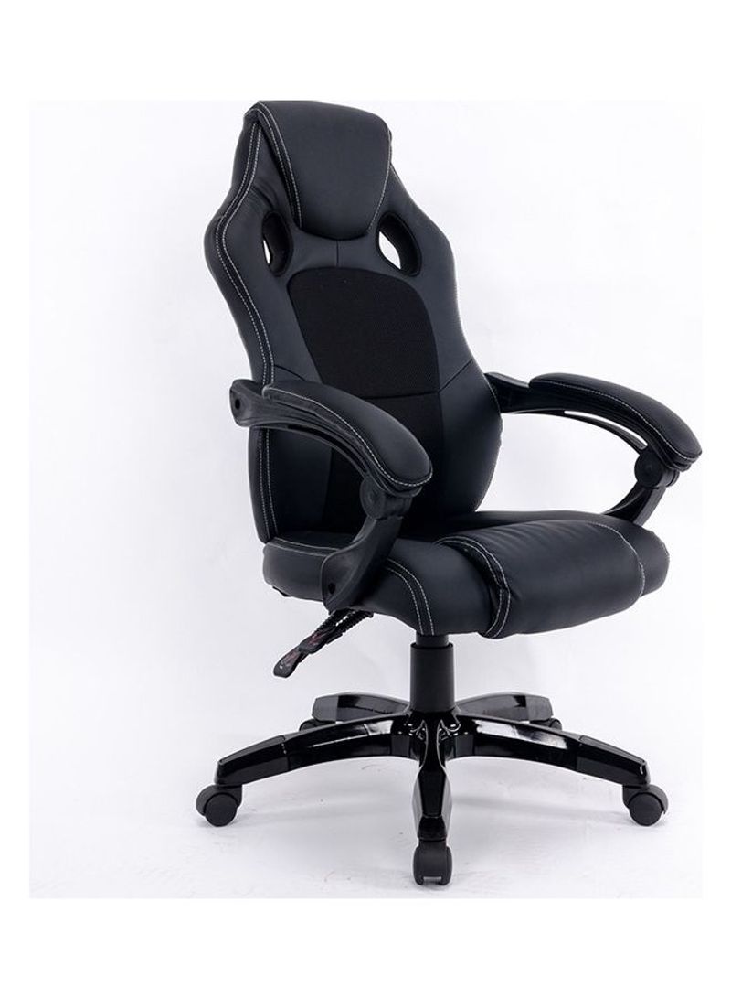 Rotating Lifted Lounge Chair Black